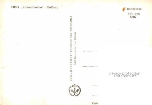 Kolberg Wolziger See HOG Strandcasino Handabzug – Bild 2