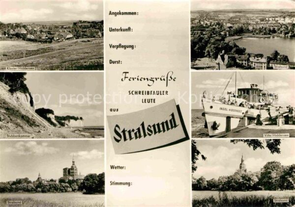 Stralsund Mecklenburg Vorpommern Kloster Hiddensee Stubbenkammer Kreidef