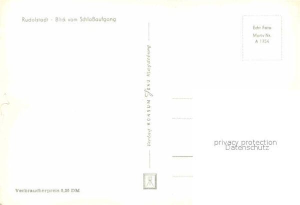 Rudolstadt Panorama Blick vom Schlossaufgang – Bild 2