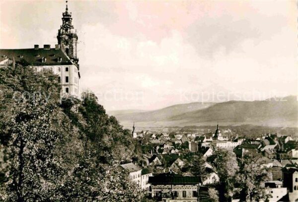 Rudolstadt Heidecksburg mit Blick auf die Stadt