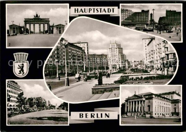 Berlin Stalinallee Brandenburger Tor Alexander
