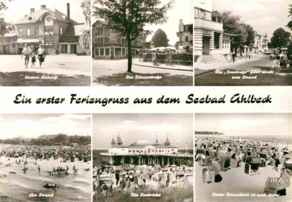 Ahlbeck Ostseebad Dünenstrasse Seestrasse Strand Seebrück