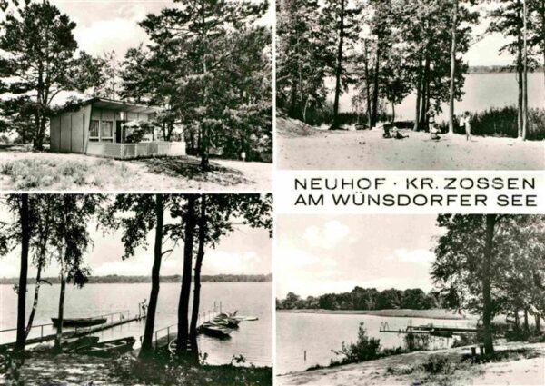 Neuhof Zossen Wünsdorfer See Bungalow Badestrand Steg