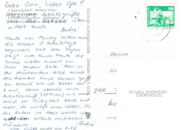 Ahlbeck Ostseebad Segelschulschiff Wilhelm Pieck Strand S – Bild 2