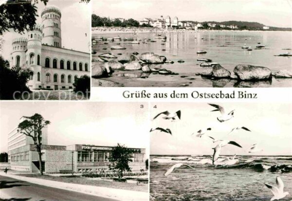 Binz Ruegen Jagdschloss Granitz Bucht FDGB Erholung