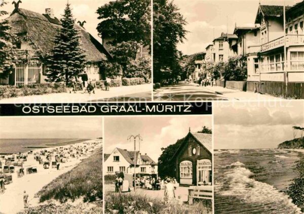 Graal-Mueritz Ostseebad Teilansichten Strand Küste