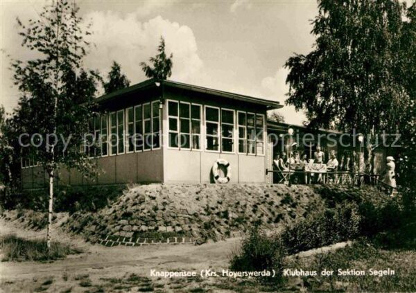 Knappensee Oberlausitz Klubhaus der Sektion Segeln