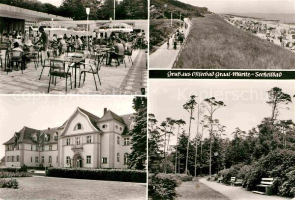 Graal-Mueritz Ostseebad Cafe Eis Terrasse Broiler Gaststätte Sa