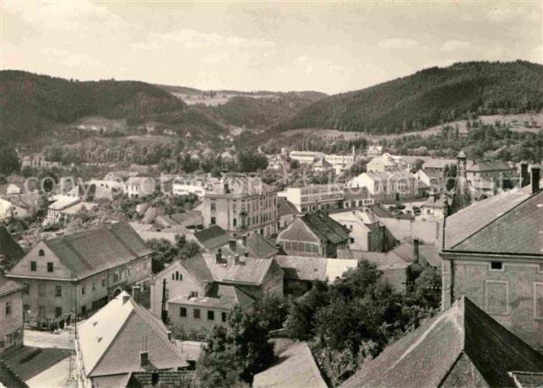 Letovice Lettowitz Panorama Blick über die Stadt