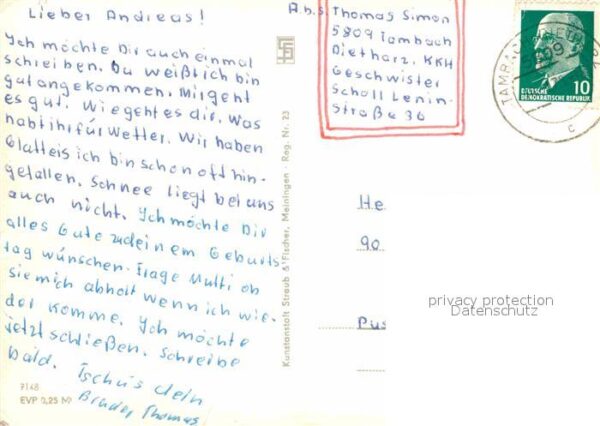 Tambach-Dietharz Winterpanorama Spitzergrund Hohe Warte – Bild 2