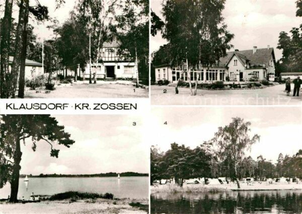 Klausdorf Mellensee Jugendherberge HO Strandgaststätte Zelt