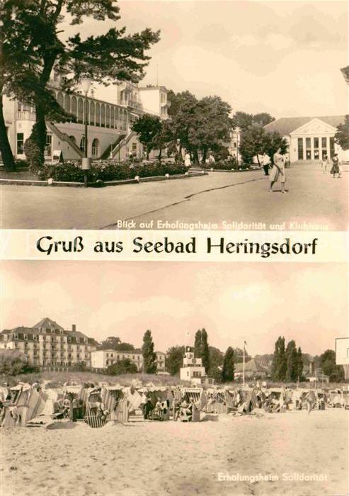 Heringsdorf Ostseebad Usedom Erholungsheim Solidarität Klubhaus Stra