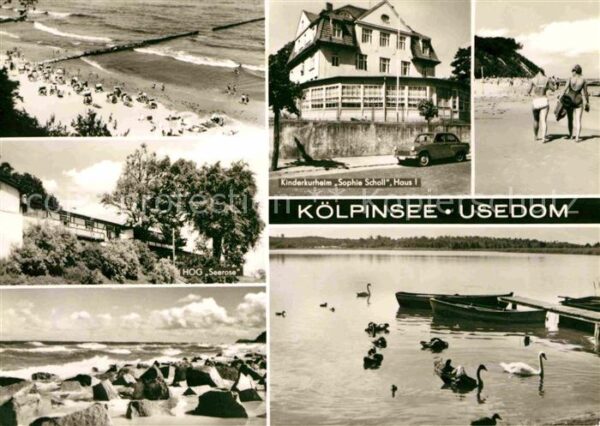 Koelpinsee Usedom Kinderkurheim Sophia Scholl Strand HOG