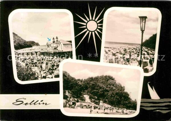 Sellin Ruegen Strand Seebrücke Sonne