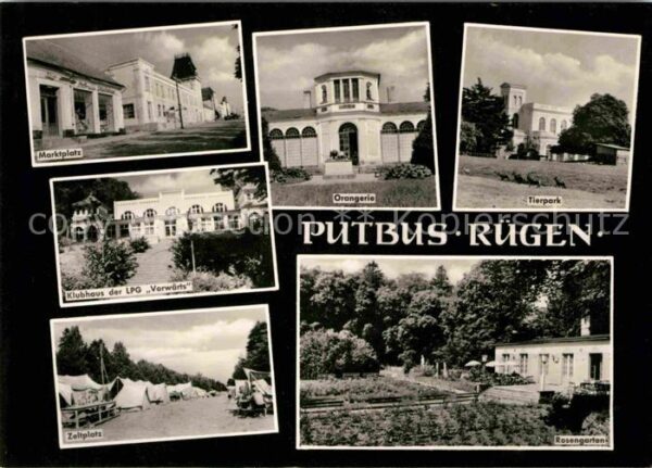 Putbus Ruegen Marktplatz Orangerie Tierpark Klubhaus