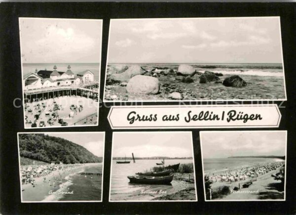 Sellin Ruegen Seebrücke Gaststätte Strand Sellliner S