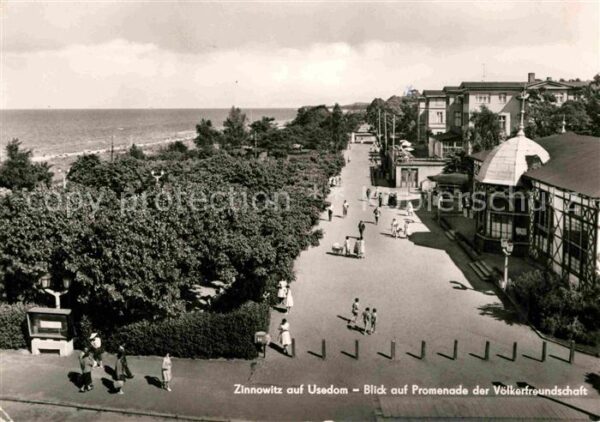 Zinnowitz Ostseebad Promenade der Völkerfreundschaft