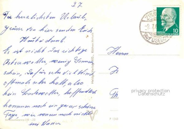 Zinnowitz Ostseebad Promenade der Völkerfreundschaft – Bild 2