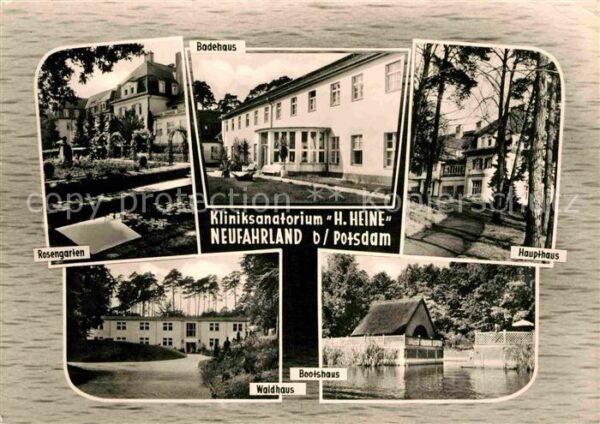Neufahrland Kliniksanatorium H. Heine Rosengarten W