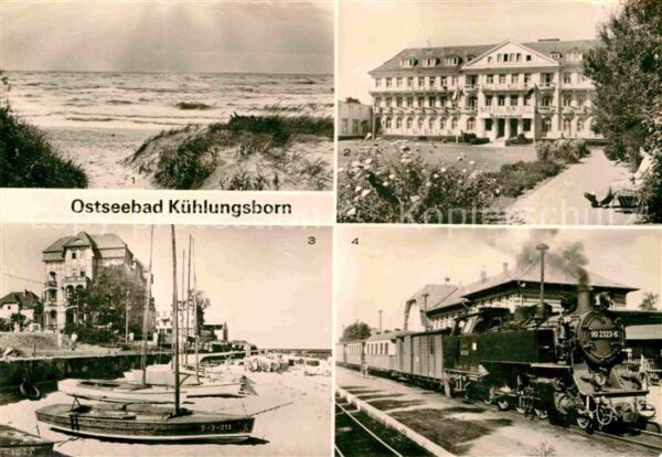 Kuehlungsborn Ostseebad Strand FDGB Erholungsheime Molli Dampfl