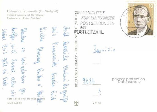 Zinnowitz Ostseebad Ferienheim Roter Oktober – Bild 2