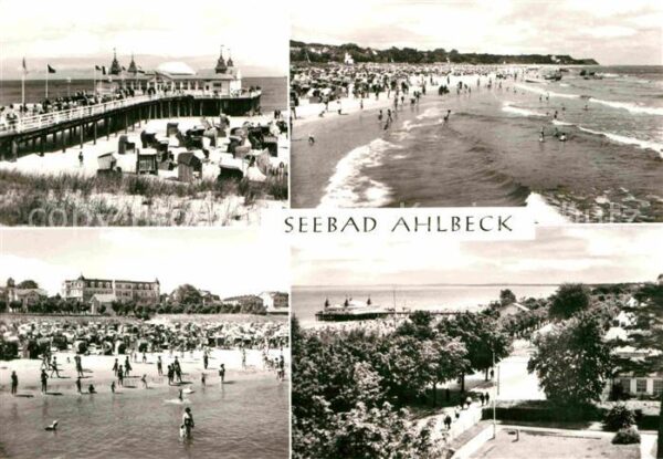 Ahlbeck Ostseebad Seebrücke Strand Promenade