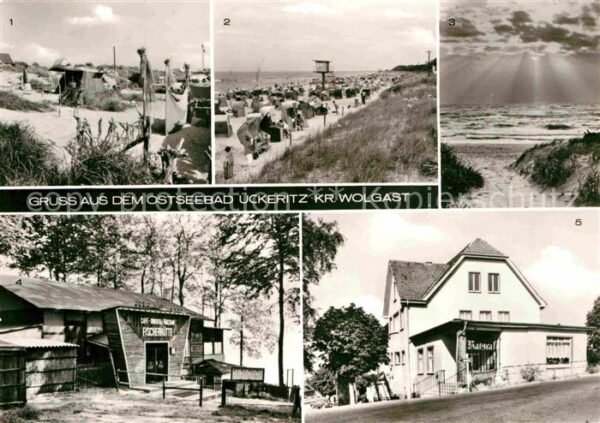 Ueckeritz Usedom Campingplatz Strand Fischerhütte Ratsca