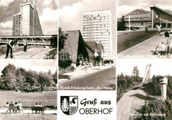 Oberhof Thueringen Interhotel Panorama FDGB Erholungsheim
