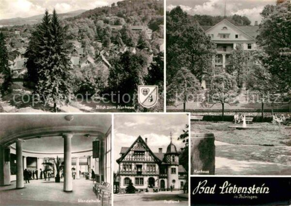 Bad Liebenstein Kurhaus Wandelhalle Postamt