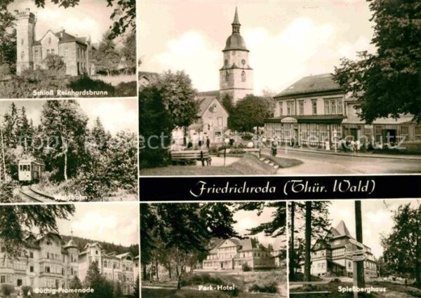 Friedrichroda Schloss Reinhardsbrunn waldbahn Kirche