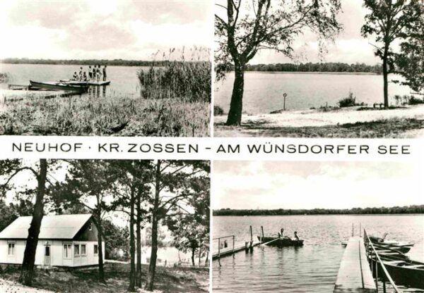 Neuhof Zossen Bungalows Strand Bootssteg