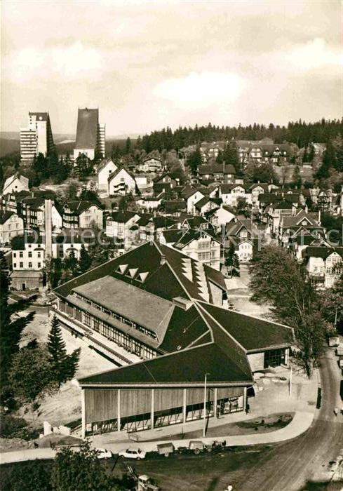 Oberhof Thueringen Blick vom FDGB Heim Rennsteig