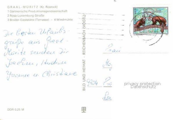 Graal-Mueritz Ostseebad Gärtner Produktionsgenossenschaft Rosa – Bild 2