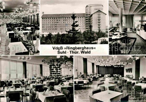 Suhl Thueringer Wald VdgB Ringberghaus Tagescafe Gesamt Cafe