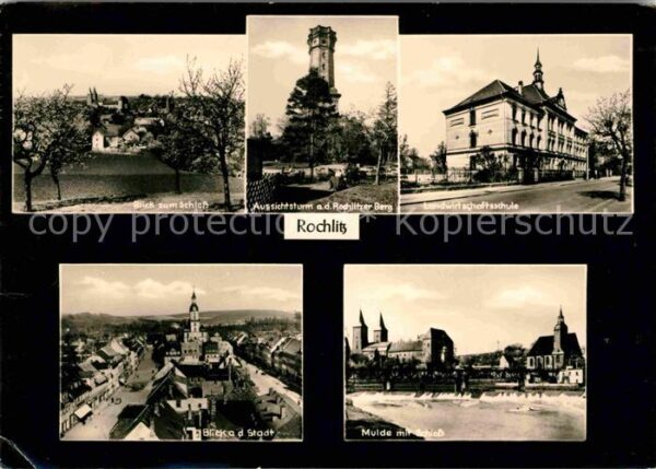 Rochlitz Sachsen Schlossblick Aussichtsturm Landwirtscha