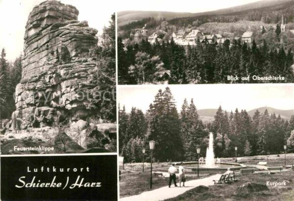 Schierke Harz Feuersteinklippe Oberschierke Kurpark F