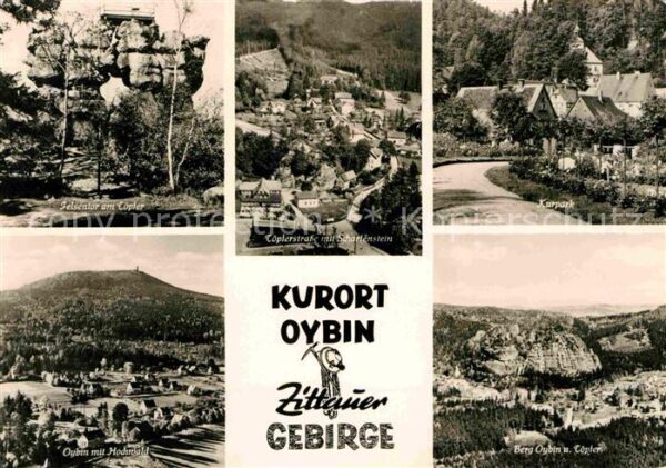 Oybin Felsentor am Töpfer Scharfenstein Kurpa