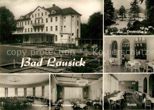 Bad Lausick Kurbad Kurmittelhaus Wintergarten Speis