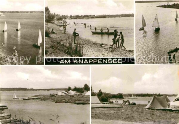 Knappensee Oberlausitz Strandpartien Teilansichten