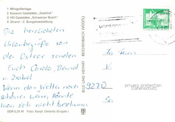 Insel Poel Minigolfanlage Konsum Gaststätte Seebli – Bild 2