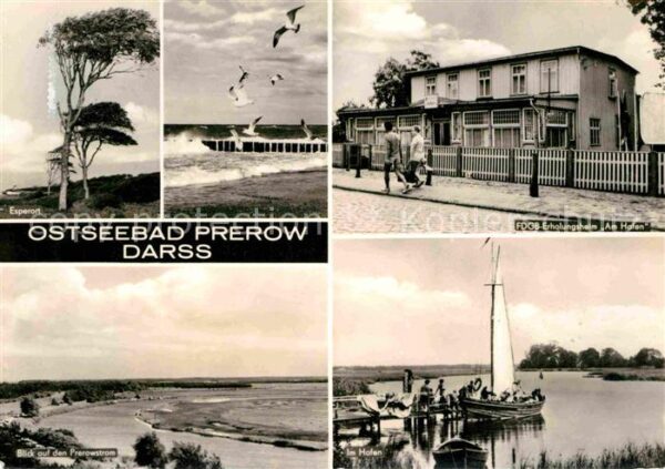Prerow Ostseebad Esperort FDGB Erholungsheim Am Hafen Pr