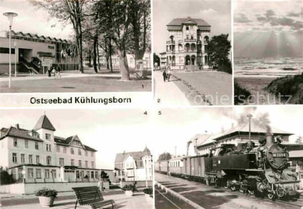 Kuehlungsborn Ostseebad FDGB Meerwasserschwimmhalle FDGB Erholu