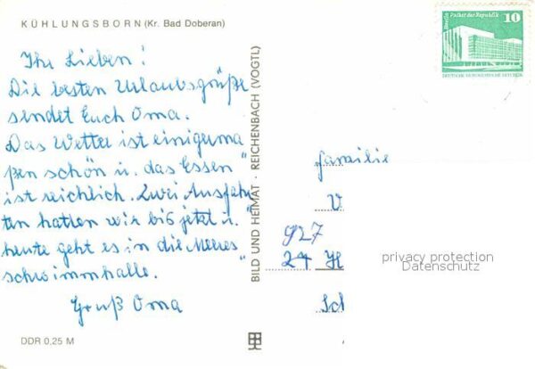 Kuehlungsborn Ostseebad Kurhaus FDGB Meerwasserschwimmhalle – Bild 2