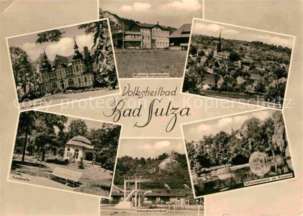 Bad Sulza Inhalatorium Wismut Sanatorium Teilansi