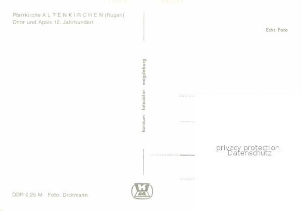 Altenkirchen Ruegen Pfarrkirche Chor und Apsis – Bild 2