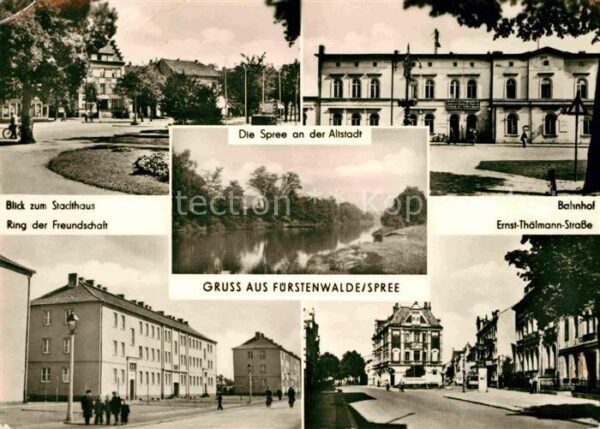Fuerstenwalde Spree Stadthaus Spree Altstadt Bahnhof Ring d