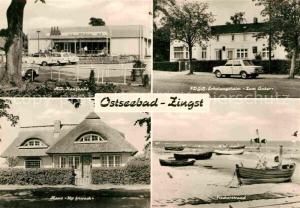 Zingst Ostseebad HO Kaufhalle FDGB Erholungsheim Zum Ank