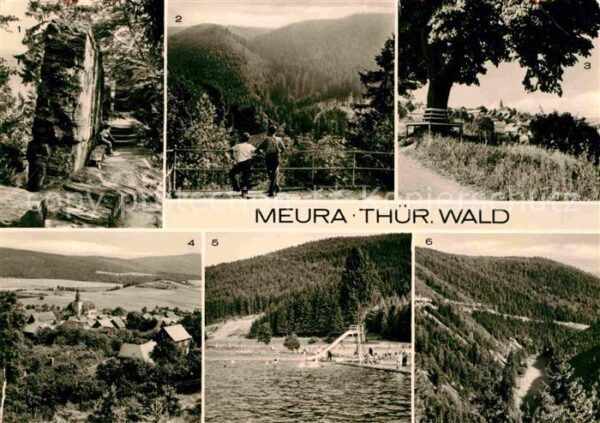 Meura Meurasteine Blick ins Suhlbachtal Panor