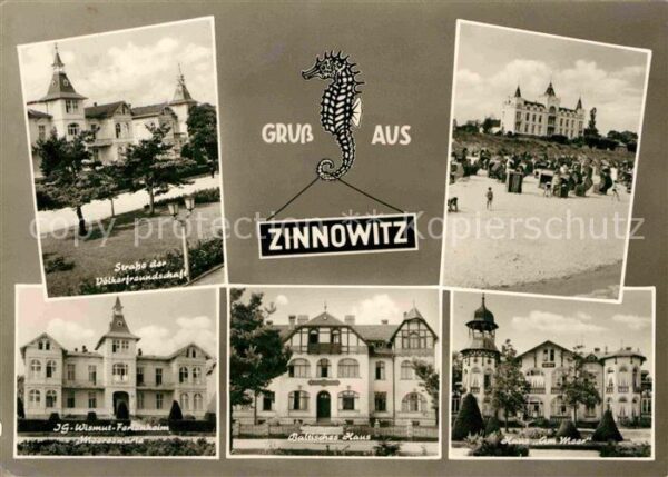 Zinnowitz Ostseebad Strasse der Völkerfreundschaft Strand I