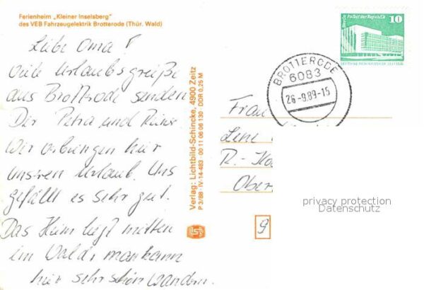 Brotterode Ferienheim Kleiner Inselsberg – Bild 2